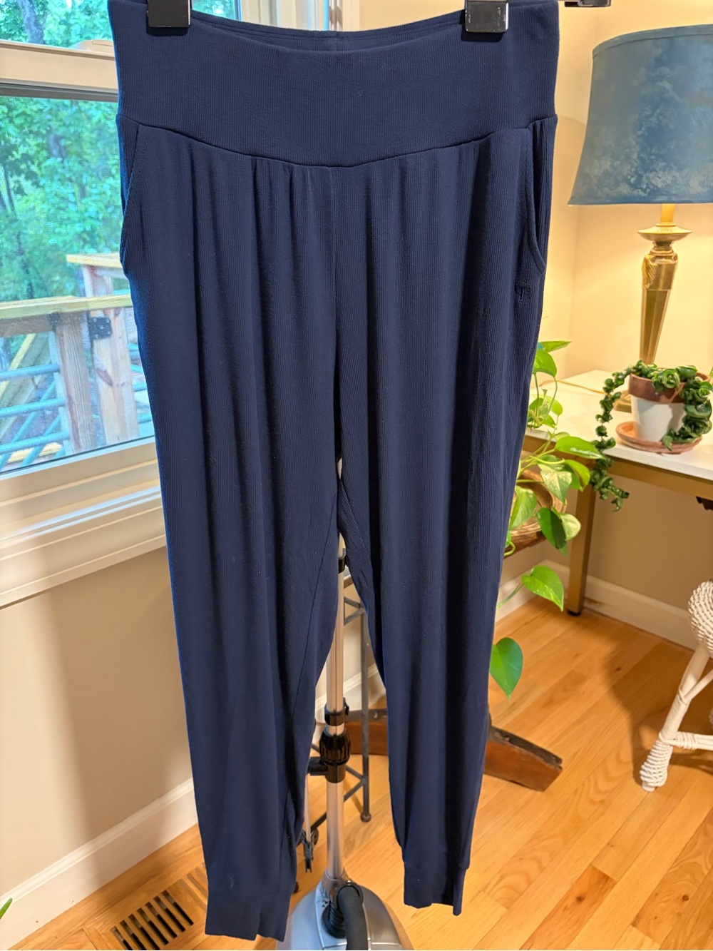 Cozy Earth Navy Pull-On Jogger Pants with Wide Waistband